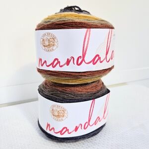 Mandala Yarn Cakes Centaur 5.3 Oz Acrylic Knit Crochet Afghan Craft Hobby